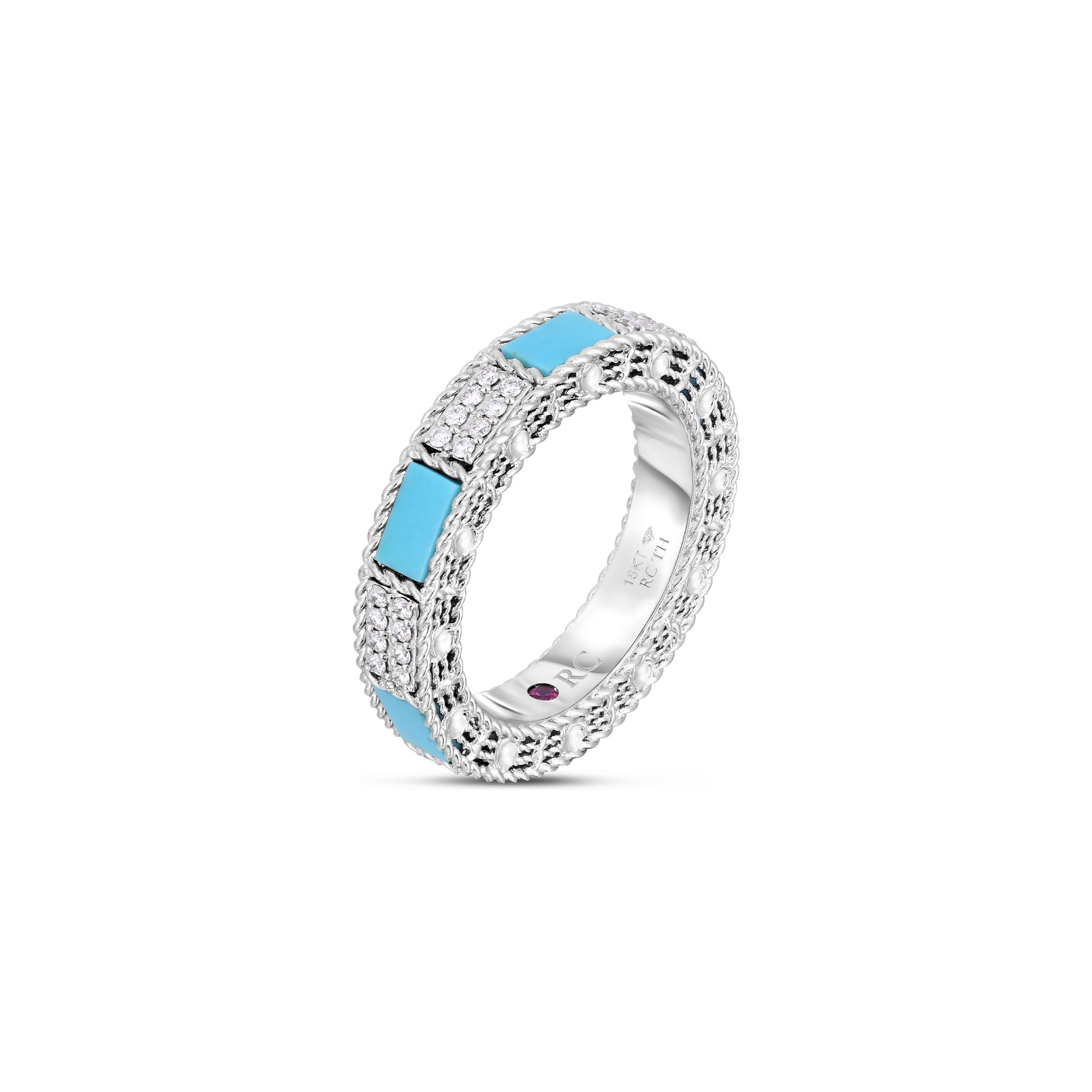 Platinum discount turquoise ring